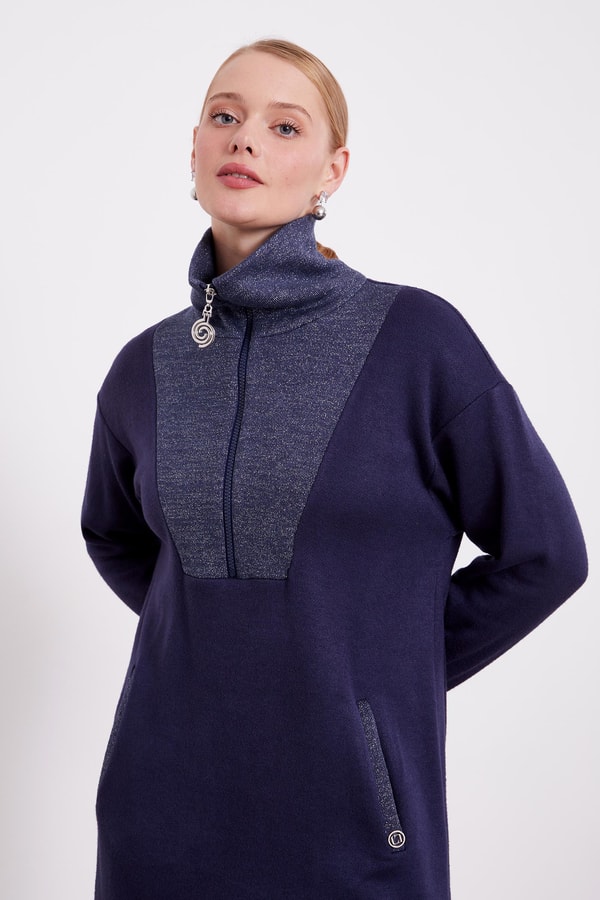 LevidorLevidor Lacivert Sim Detaylı Kaşmiş İkili Takım