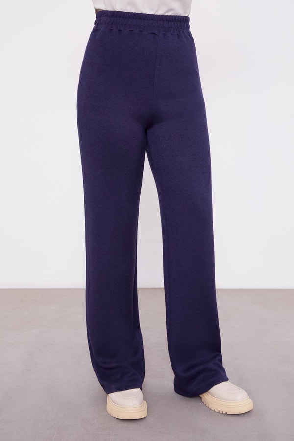 LevidorLevidor Lacivert Simli Kaşmiş Kumaş İkili Takım