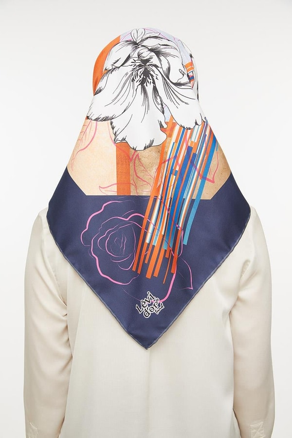 LevidorLevidor Lacivert Trend Twill Eşarp