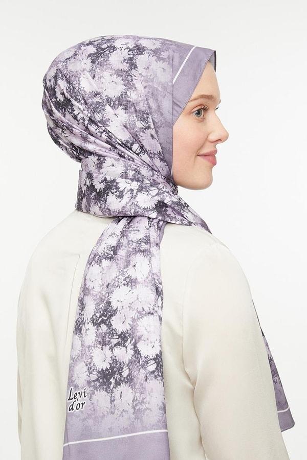 LevidorLevidor Lavanta Twill Şal