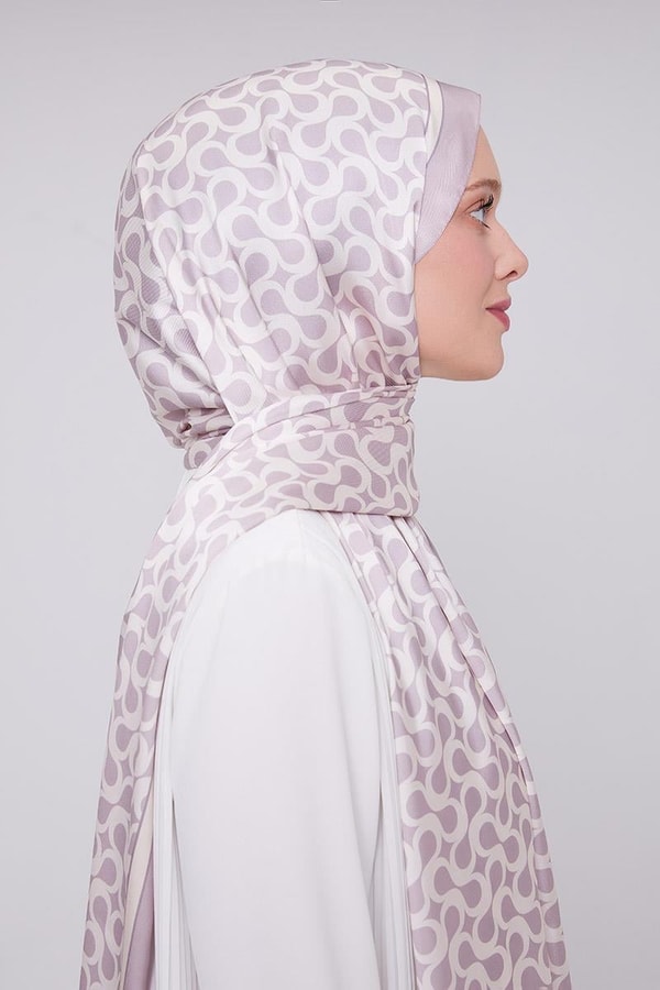 LevidorLevidor Leylak Mavi S Desen Angel Şal