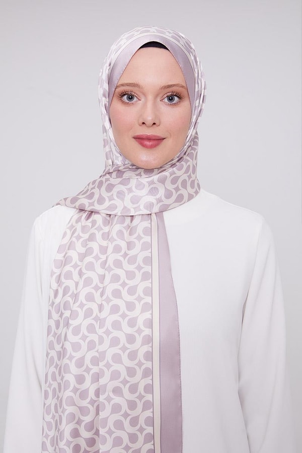 LevidorLevidor Leylak Mavi S Desen Angel Şal