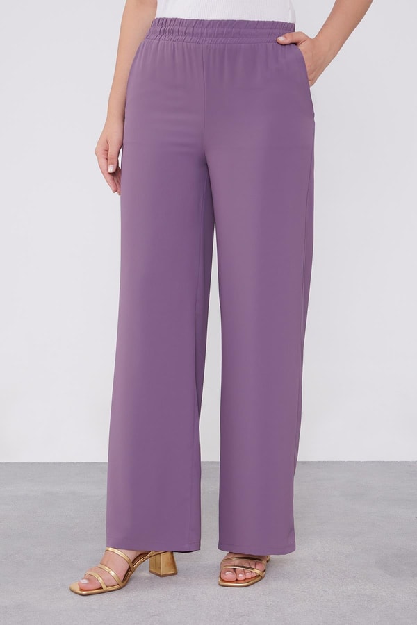 LevidorLevidor Lila Kemer Detaylı Şifon İkili Takım