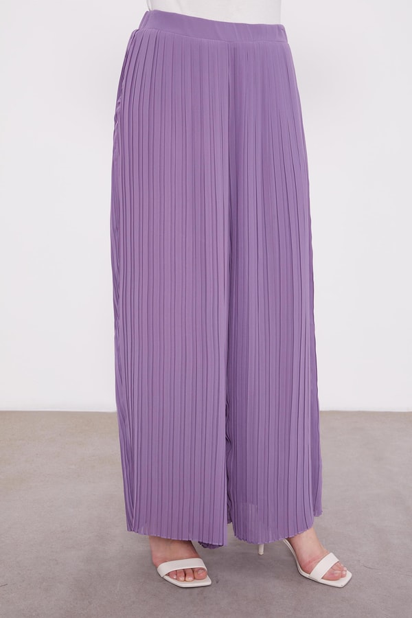 LevidorLevidor Lila Piliseli Şifon İkili Takım