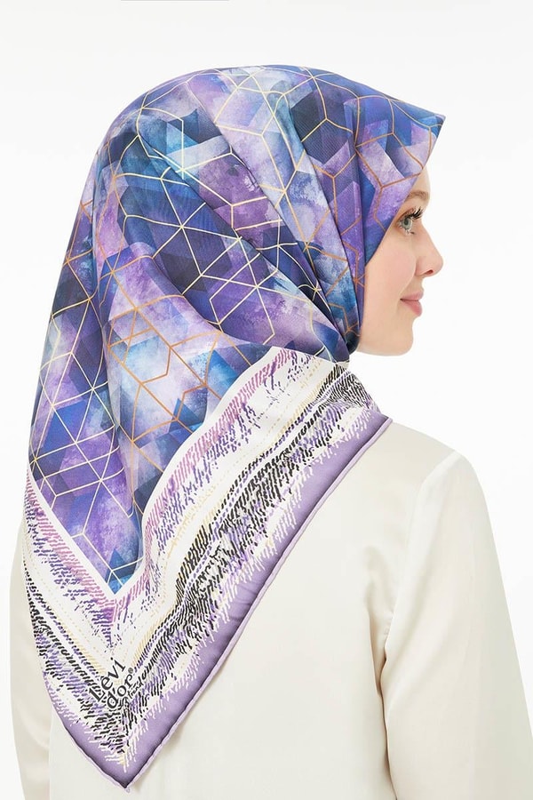 LevidorLevidor Lila Trend Twill Eşarp