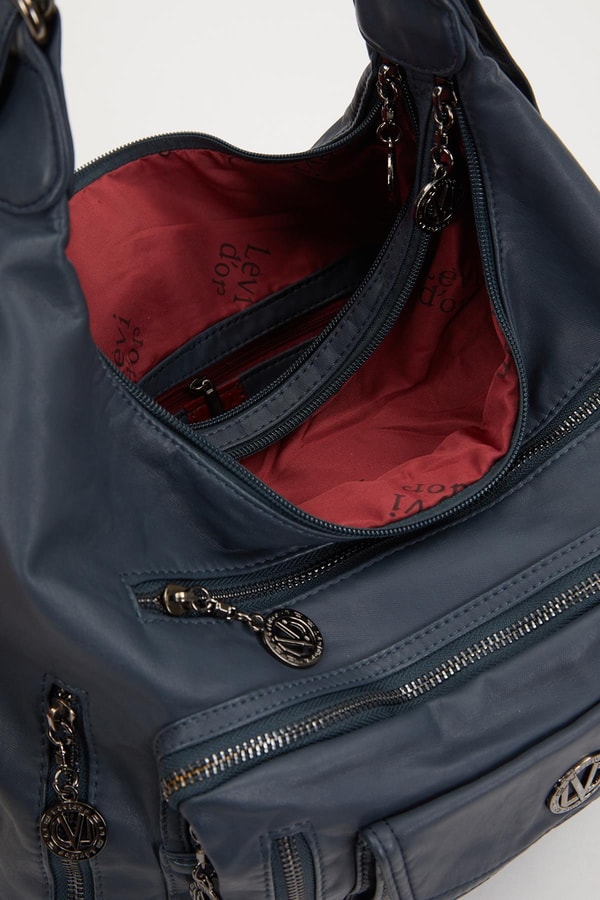 LevidorLevidor Mavi Ayarlanabilir Askılı Omuz Çantası