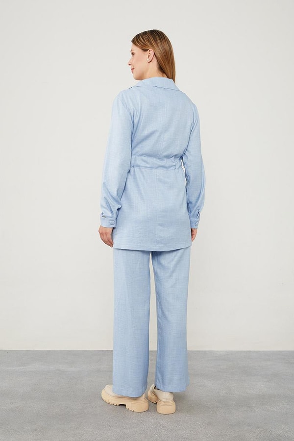 LevidorLevidor Mavi BELİ TÜNELLİ CEP KAPAKLI CEKET TAKIM