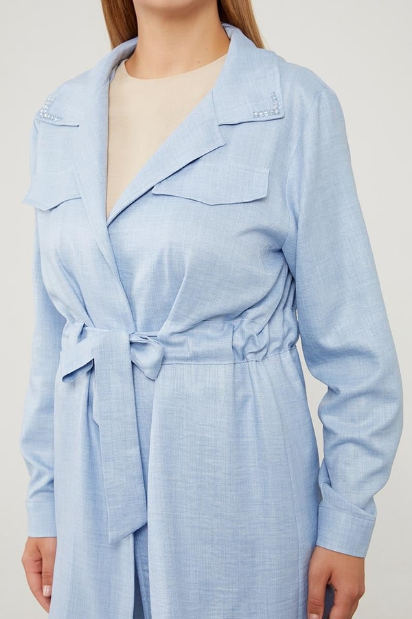 LevidorLevidor Mavi BELİ TÜNELLİ CEP KAPAKLI CEKET TAKIM