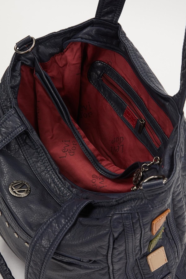 LevidorLevidor Mavi Renk Detaylı Omuz Çantası