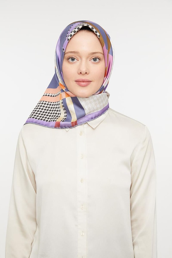 LevidorLevidor Mavi Trend Twill Eşarp