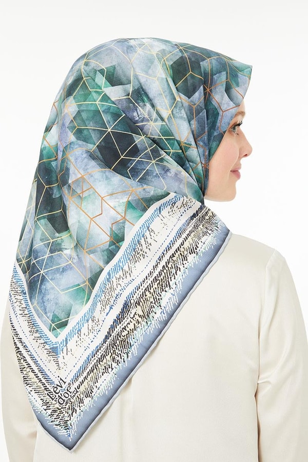 LevidorLevidor Mavi Trend Twill Eşarp