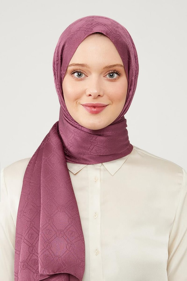 LevidorLevidor Menekşe Levidor Baskılı Jakarlı Elegance Şal