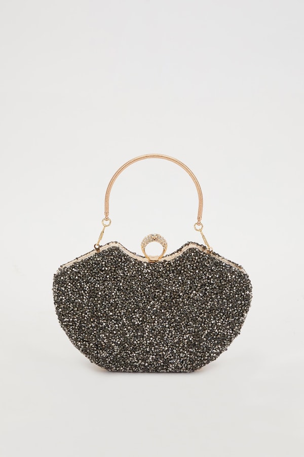 LevidorLevidor Mini Platin Metal Askılı Abiye Çanta