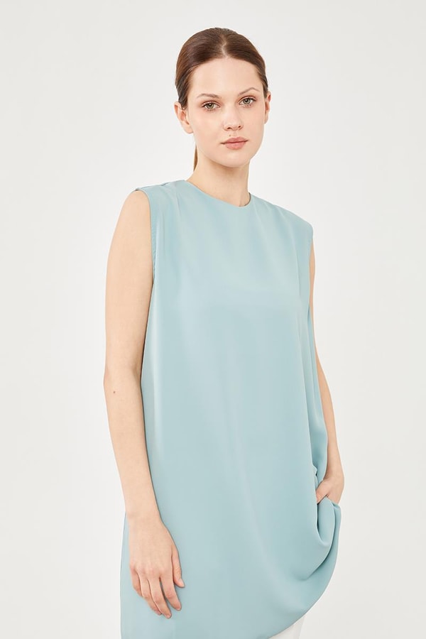 LevidorLevidor Mint Yeşili Sıfır Kol İçlik