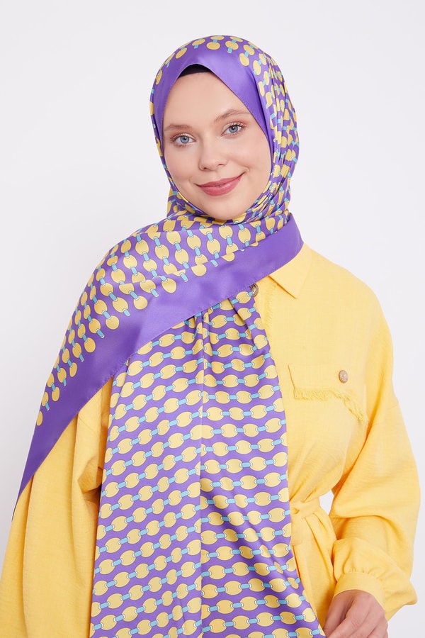 LevidorLevidor Mor Elips Desen Angel Şal