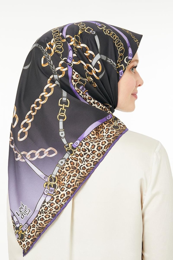 LevidorLevidor Mor Trend Twill Eşarp