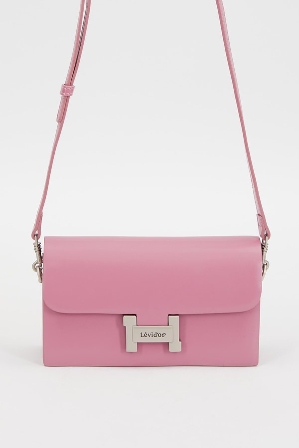 LevidorLevidor Pembe Çift Askılı Omuz Çantası