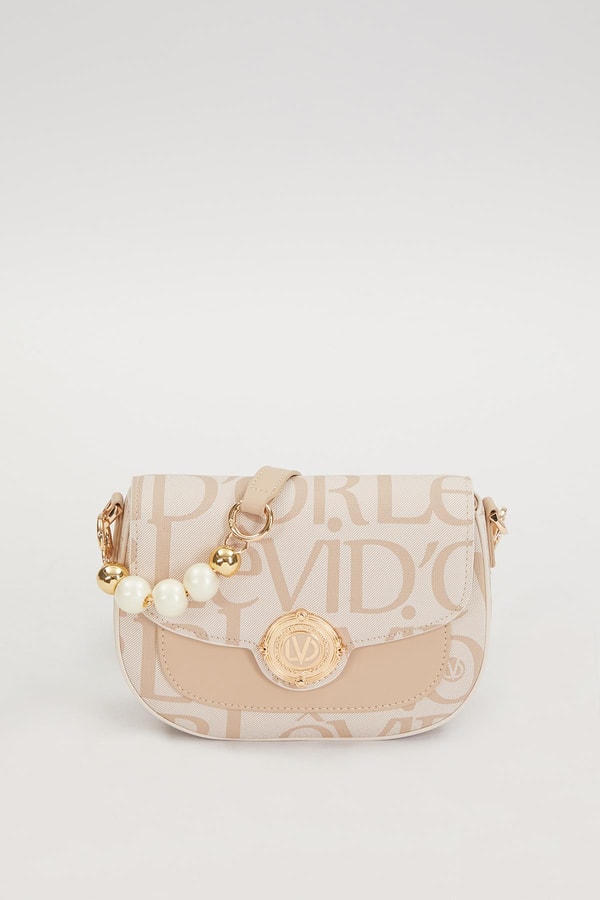 LevidorLevidor Pembe Kumaş Dokulu Omuz Çantası