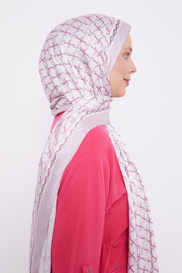 LevidorLevidor Pembe L Baskılı Angel Şal