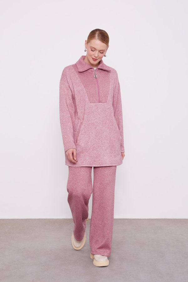 LevidorLevidor Pembe Sim Detaylı Kaşmiş İkili Takım