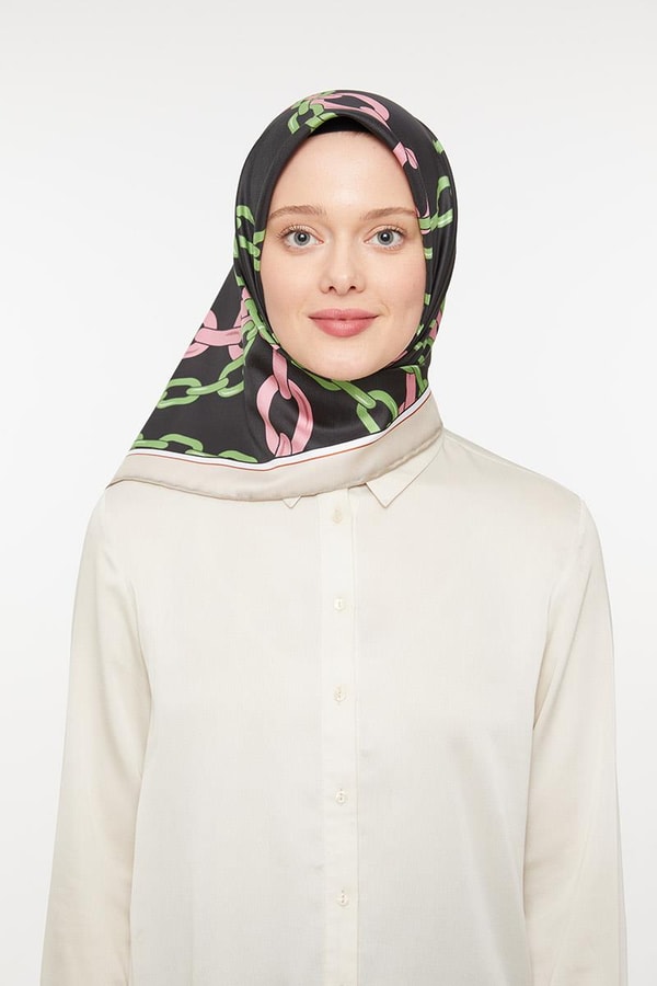 LevidorLevidor Pembe Trend Twill Eşarp