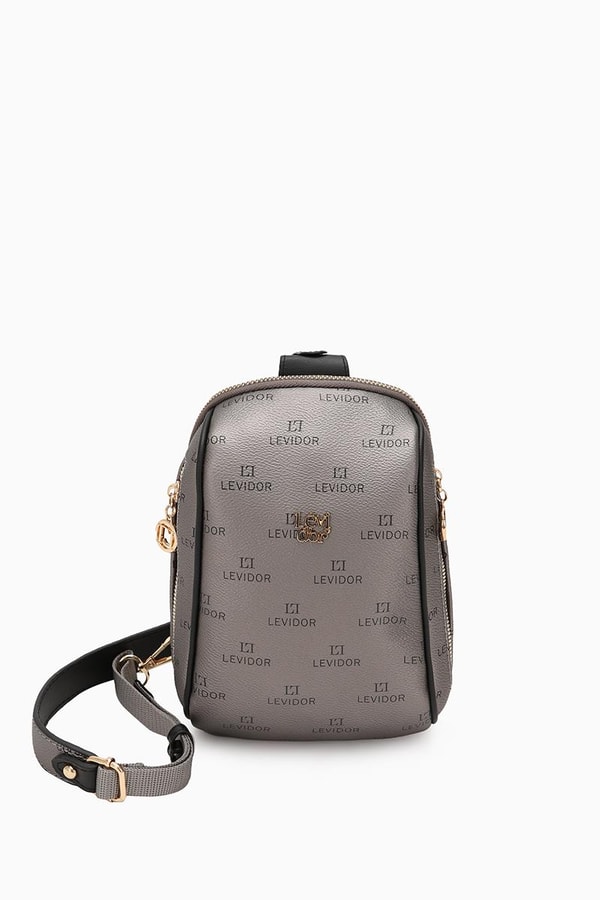 LevidorLevidor Platin Empirme Baskılı Bady Bag Çanta