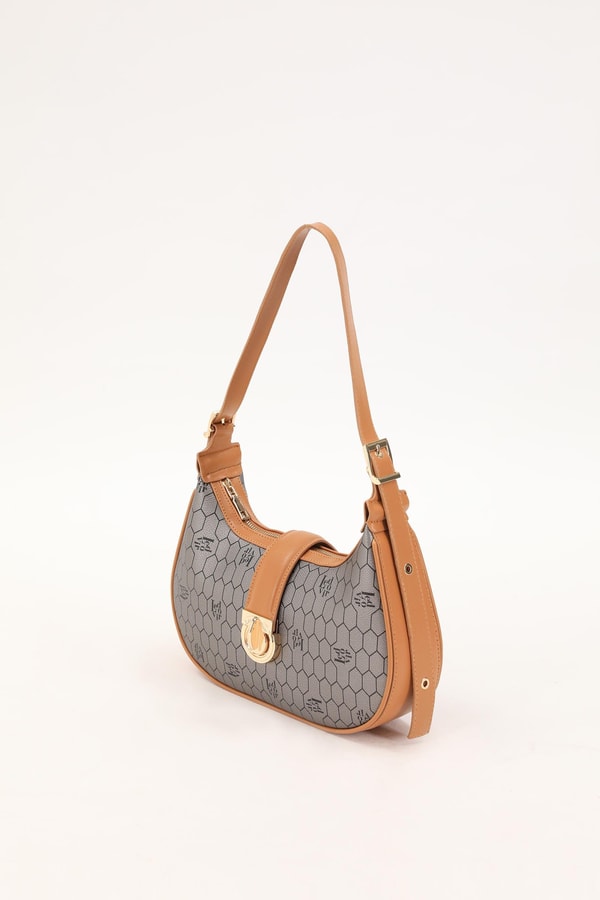 LevidorLevidor Platin Petek Desen El Çantası