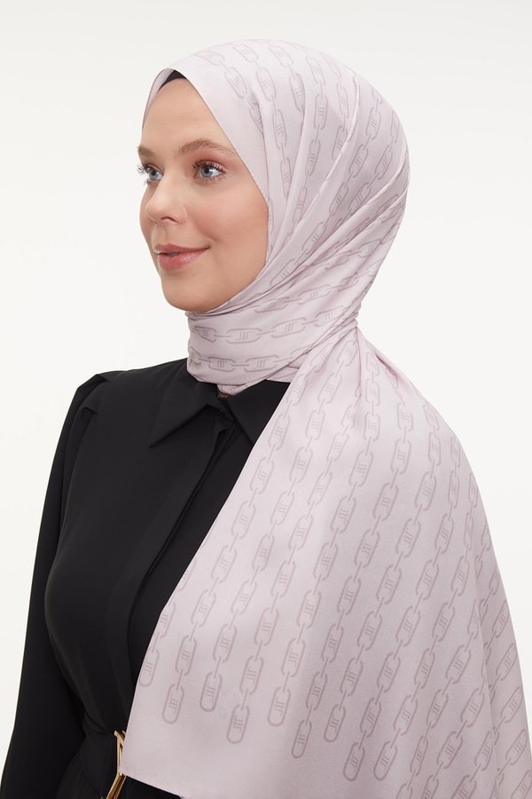 LevidorLevidor Pudra Zincir Desen Love Şal