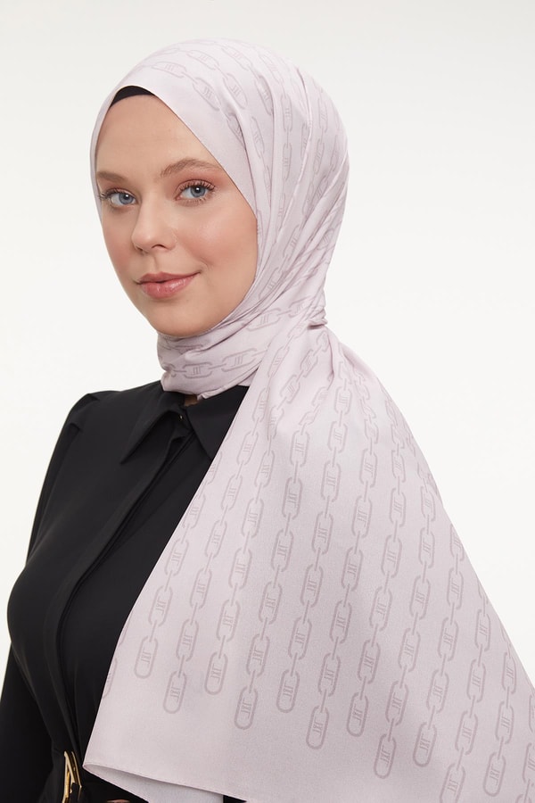 LevidorLevidor Pudra Zincir Desen Love Şal