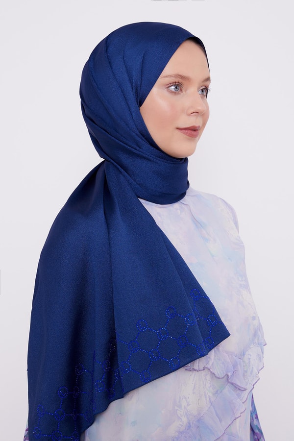 LevidorLevidor Saks Altıgen Desen Diamond Şal