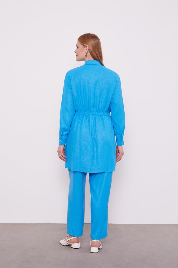 LevidorLevidor Saks Beli Büzgülü Pantolonlu Spor Takım