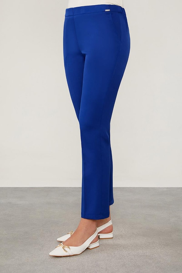 LevidorLevidor Saks Beli Lastikli Cep Detaylı Pantolon