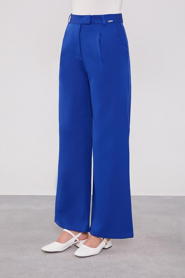 LevidorLevidor Saks Gizli Düğmeli Kumaş Pantolon