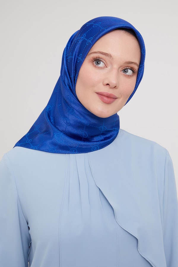 LevidorLevidor Saks L Baskılı Kristal Jakarlı Eşarp