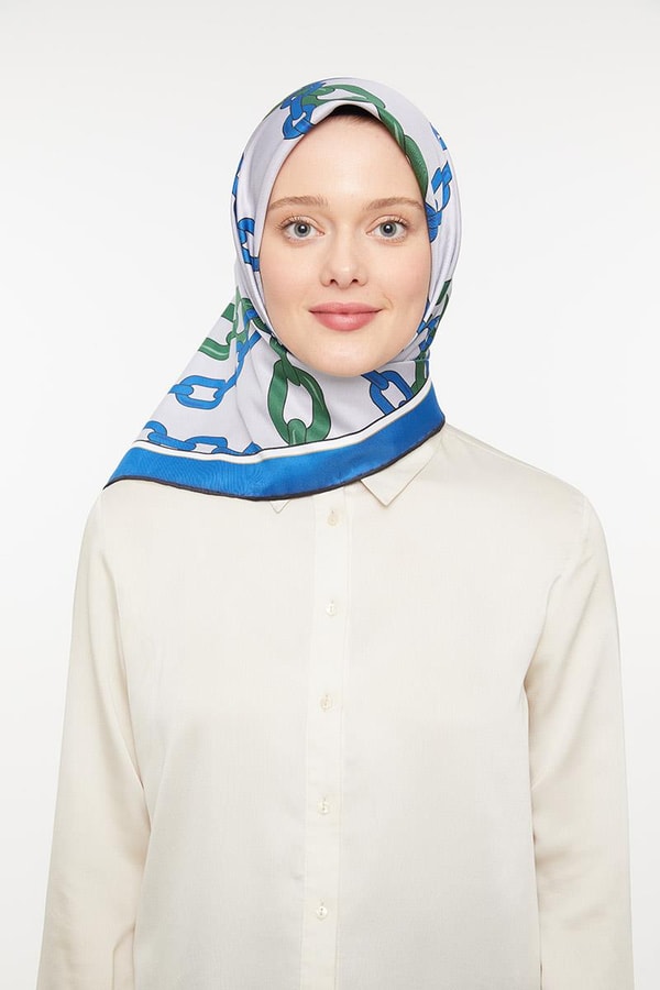 LevidorLevidor Saks Mavisi Trend Twill Eşarp
