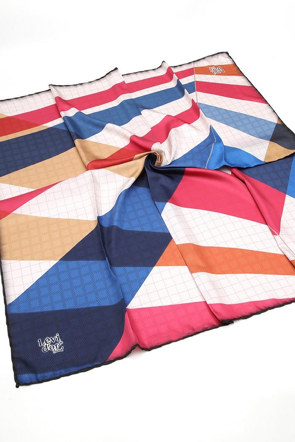 LevidorLevidor Saks Mavisi Trend Twill Eşarp