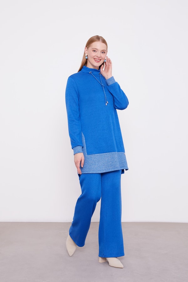 LevidorLevidor Saks Simli Kaşmiş Kumaş İkili Takım