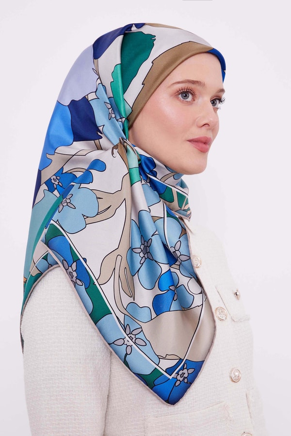LevidorLevidor Saks Yaprak Dsen Twill Ipek Eşarp