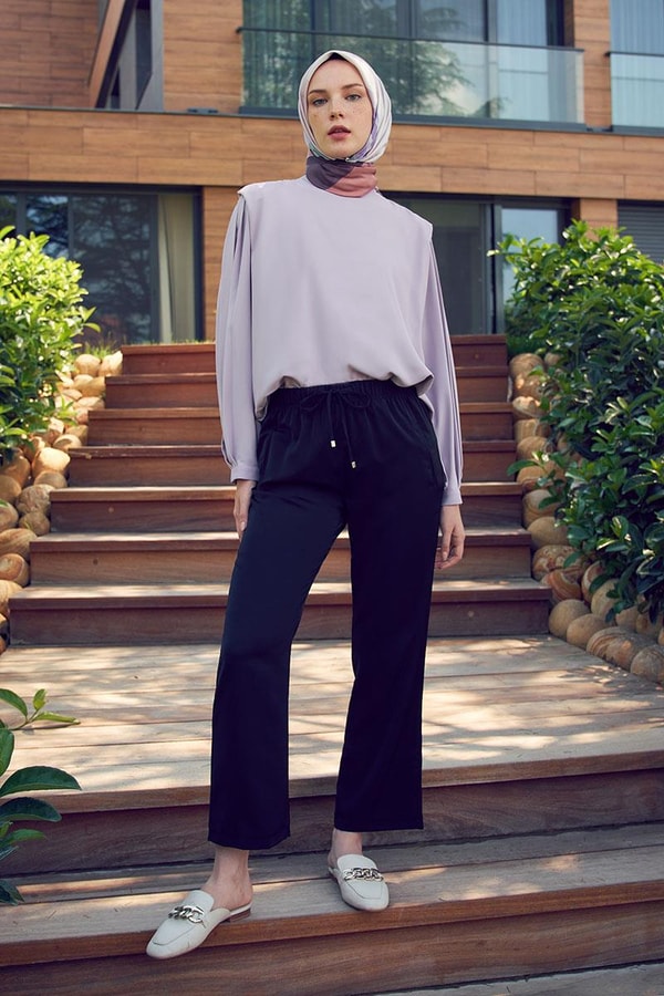 LevidorLevidor Siyah Beli Lastikli Spor Pantolon