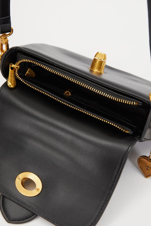 LevidorLevidor Siyah Çevirme Kilit Omuz Çantası