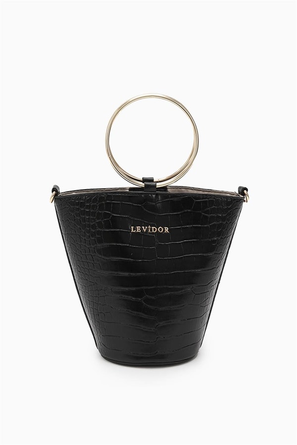 LevidorLevidor Siyah Clutch Mini Çanta