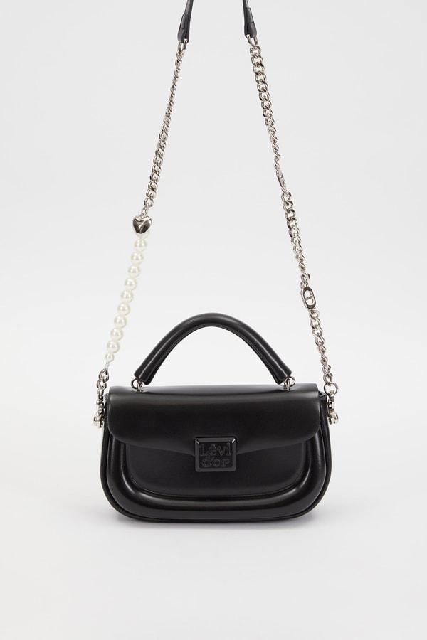 LevidorLevidor Siyah İnci Askılı Omuz Çantası