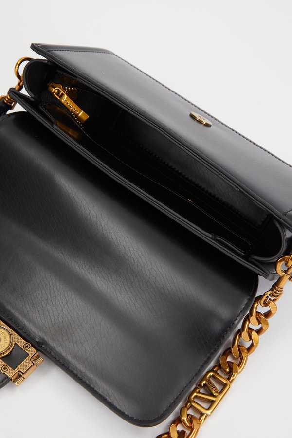 LevidorLevidor Siyah Kare Kilit Detaylı Omuz Çantası