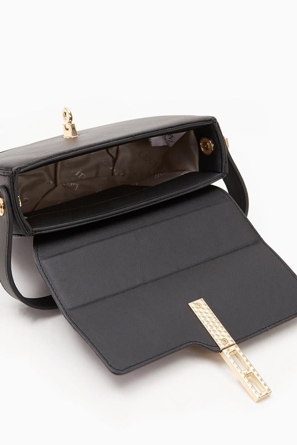 LevidorLevidor Siyah Kilit Kapamalı El Çantası