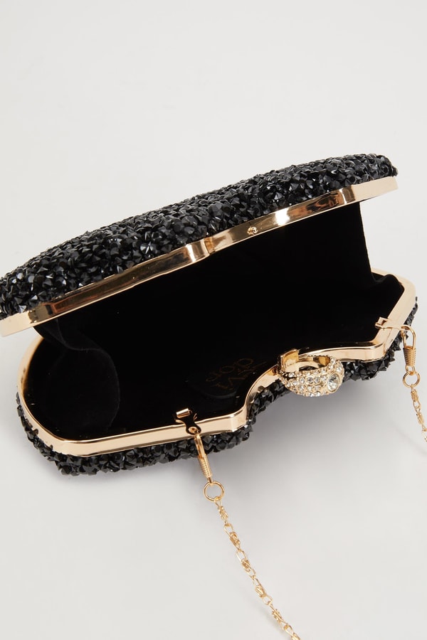 LevidorLevidor Siyah Metal Askılı Abiye Çanta