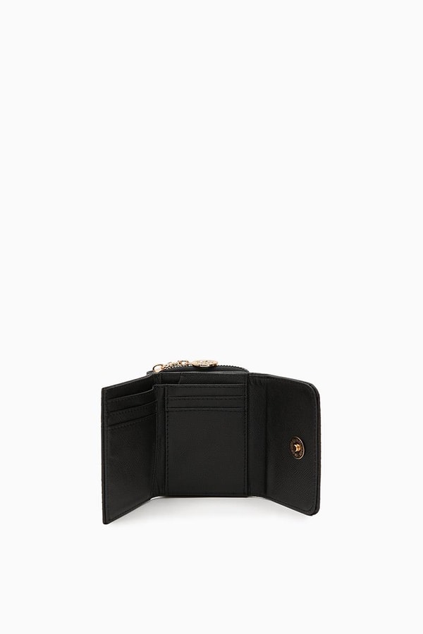 LevidorLevidor Siyah Monogram Baskılı Cüzdan