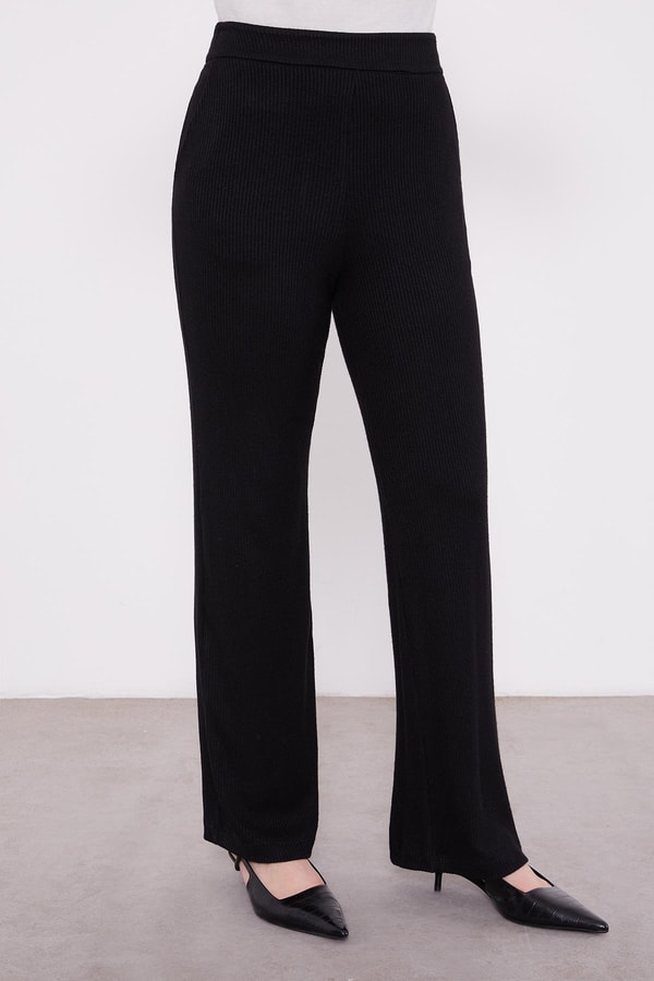 LevidorLevidor Siyah Şerit İncili Kaşmir İkili Takım