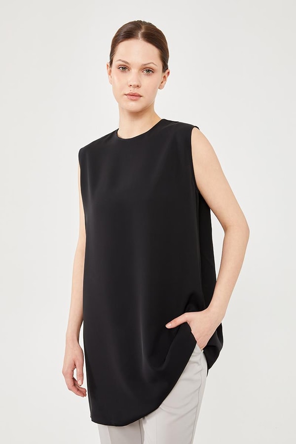 LevidorLevidor Siyah Sıfır Kol İçlik