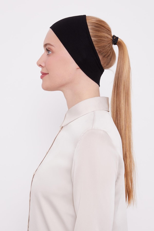 LevidorLevidor Siyah Silikonlu Bandana