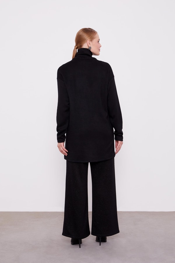 LevidorLevidor Siyah Sim Detaylı Kaşmiş İkili Takım